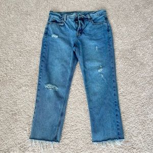 Old Navy “Slouchy Straight” cropped jeans